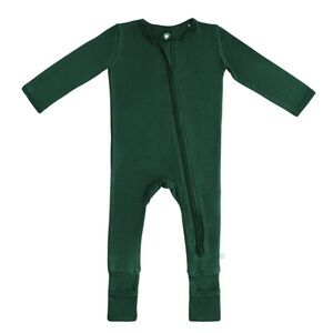 Dreamland Baby Bamboo Pajamas w/ DreamCuffs - Forest Green 18-24 months